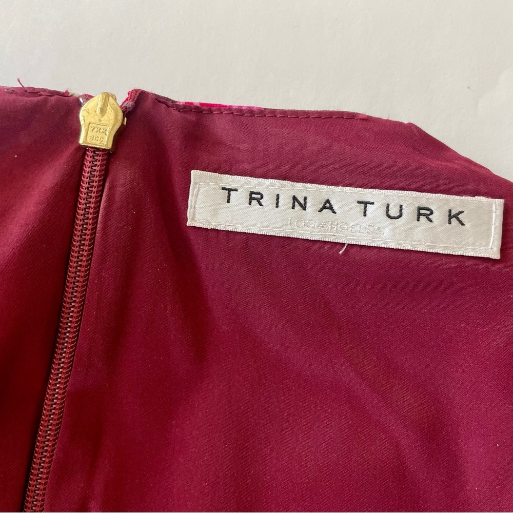 Trina Turk Floral Print Sleeveless Top - Picture 5 of 6